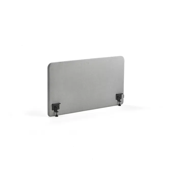 Desk screen ZONE 650x1200x30mm