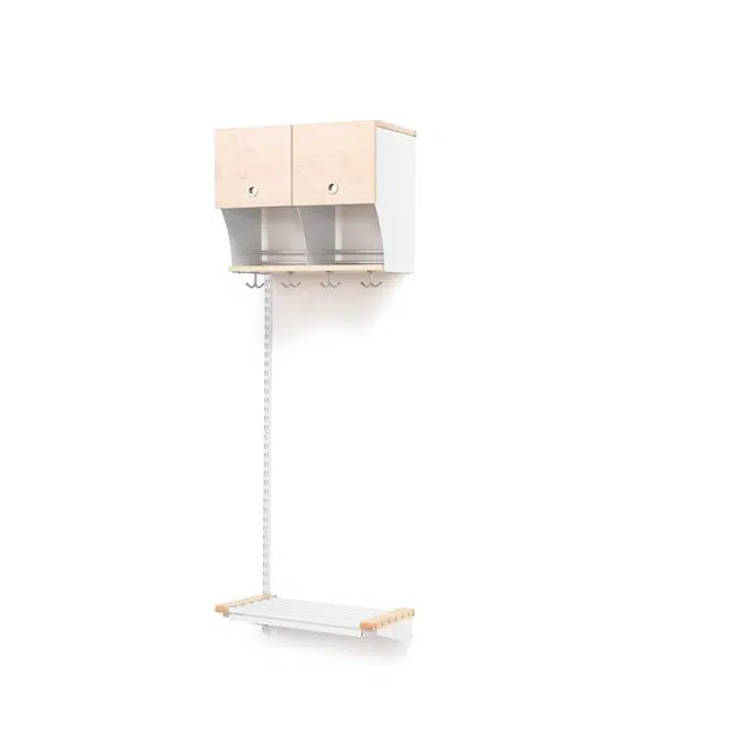Cloakroom JEPPE with doors add-on unit 1790x600x310mm