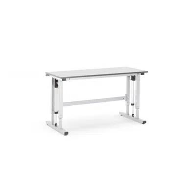 Height adjustable workbench MOTION electric 300kg load,1500x600mm