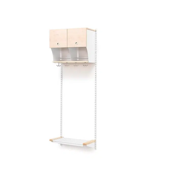 Cloakroom JEPPE with doors 1790x600x310mm
