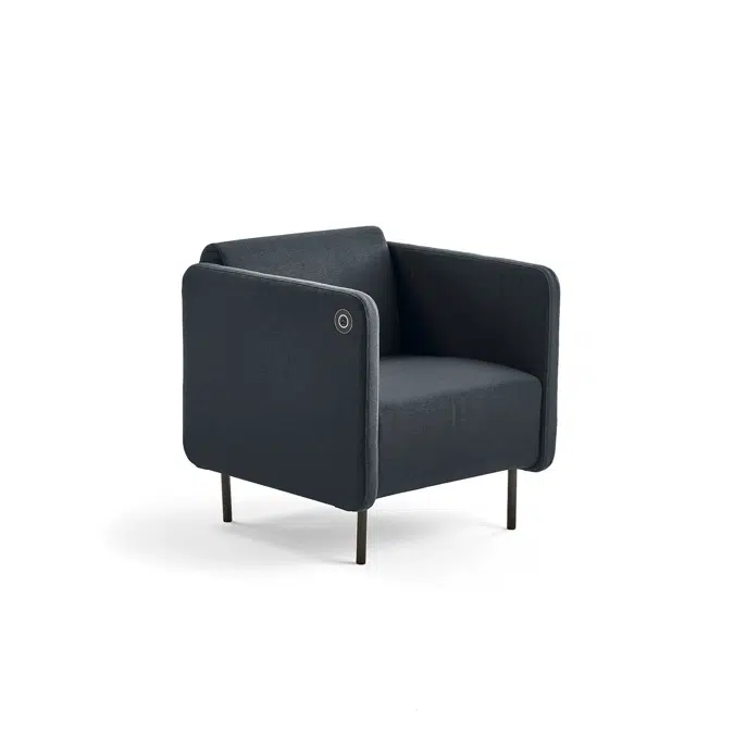 Armchair CLEAR with USB-socket