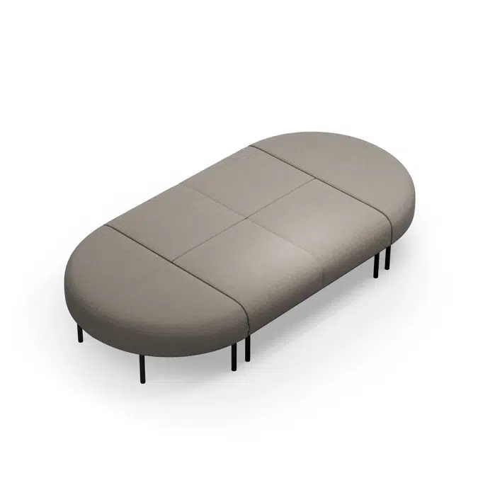 Modular sofa VARIETY semi circular