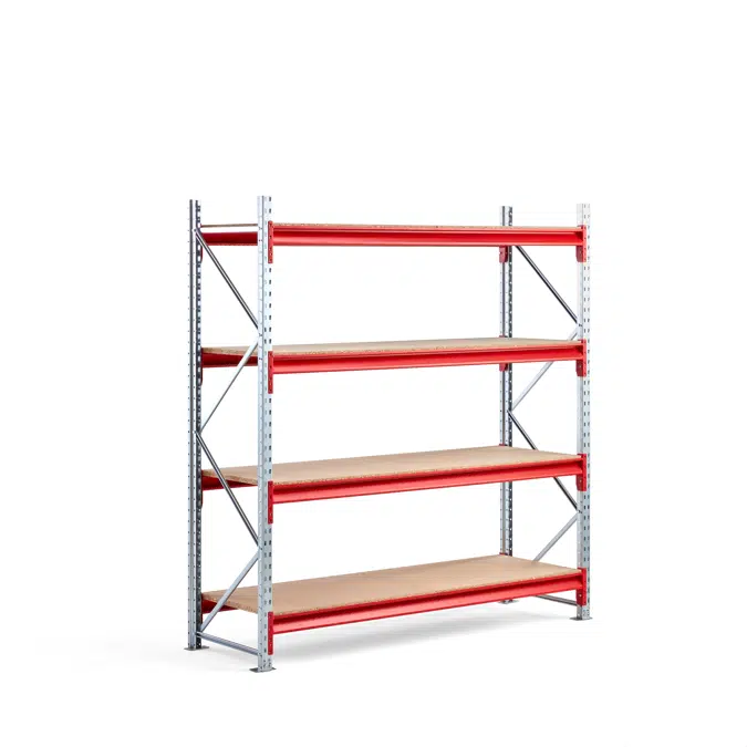 Widespan shelving TOUGH 1800x2000x600mm Wooden shelves