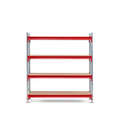 Image pour Widespan shelving TOUGH 1800x2000x600mm Wooden shelves