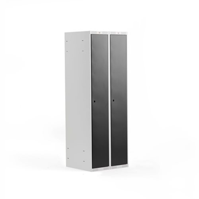 Clothing Locker Classic 300mm Flat Roof 2 Sections