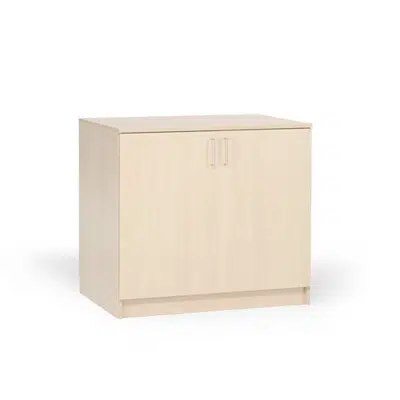 Low wooden storage cabinet THEO 900x1000x470mm