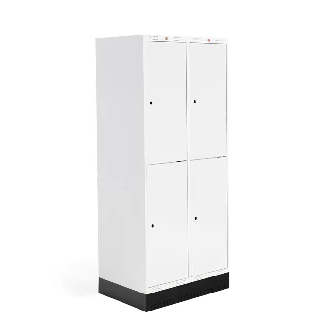 Student locker ROZ, 2 sections 4 doors 1890x800x550mm