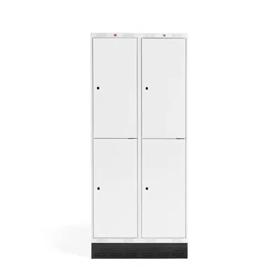 Student locker ROZ, 2 sections 4 doors 1890x800x550mm