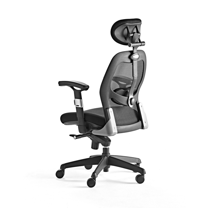 BIM objects Free download! High back mesh office chair SWANSEA
