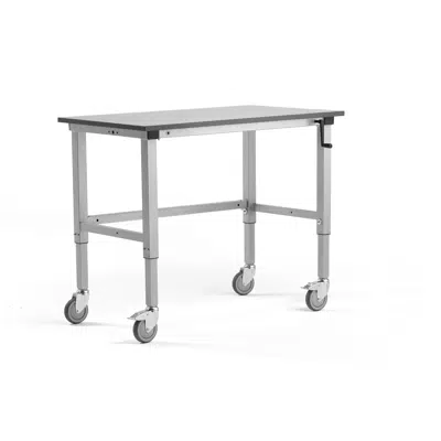 Height adjustable mobile workbench MOTION manual 1200x600mm