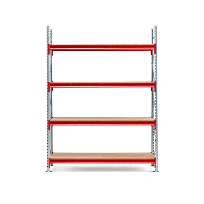 Widespan shelving TOUGH 1800x2500x600mm Wooden shelves