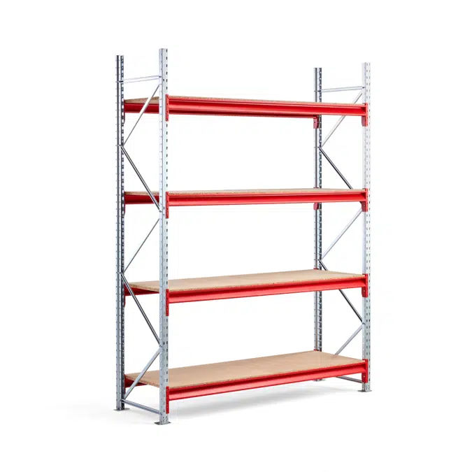 Widespan shelving TOUGH 1800x2500x600mm Wooden shelves