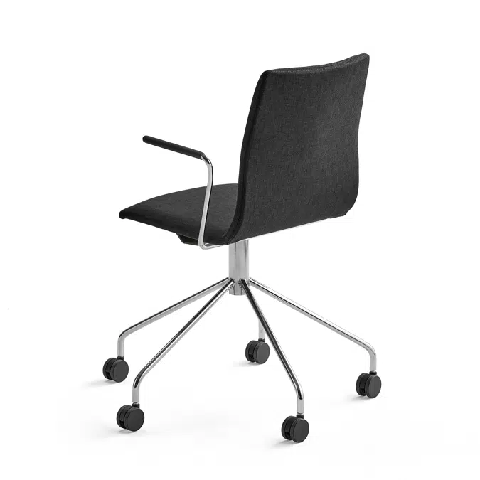 Conference chair OTTAWA with wheel base and armrest