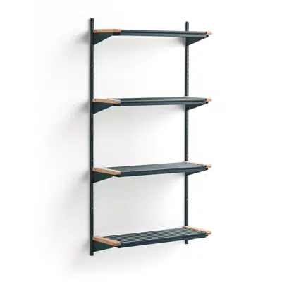 Cloakroom JEPPE with 4 shoe shelves 1790x900x310mm