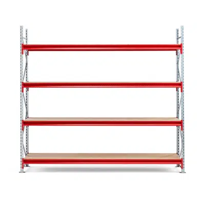 kép a termékről - Widespan shelving TOUGH 2700x2500x600mm Wooden shelves