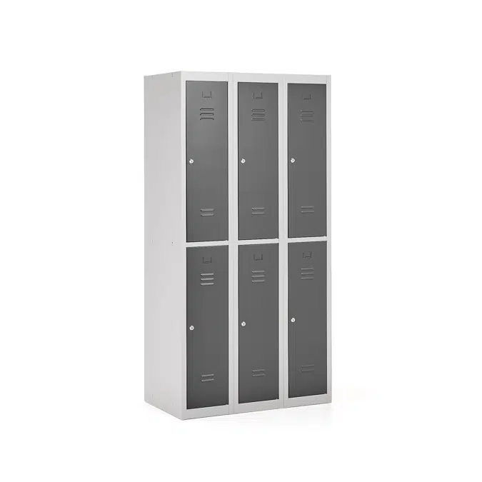 Flatpack locker CLICK 6 door, 1800x900x500