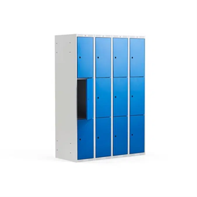 Compartment Locker Classic 1200mm 4 Sections 12 Doors