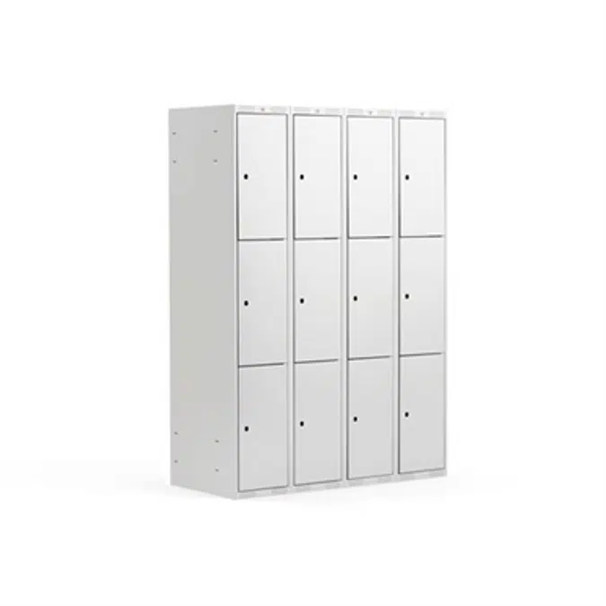 Schließfachschrank CLASSIC, 4 Module/3 Türen