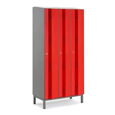 Clothing Locker Create Energy 900mm 3 Sections 3 Doors图像