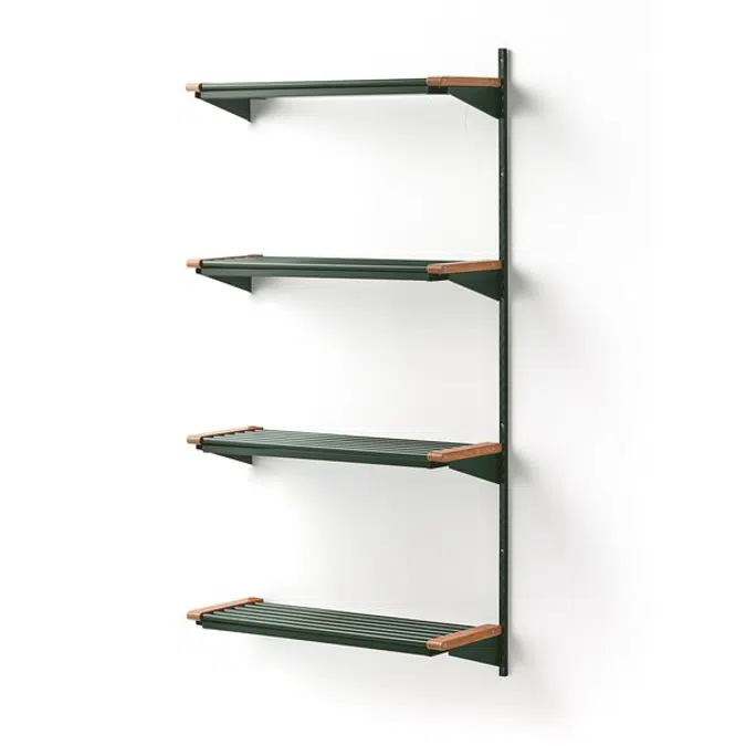 Cloakroom JEPPE with 4 shoe shelves add-on unit 1790x900x310mm