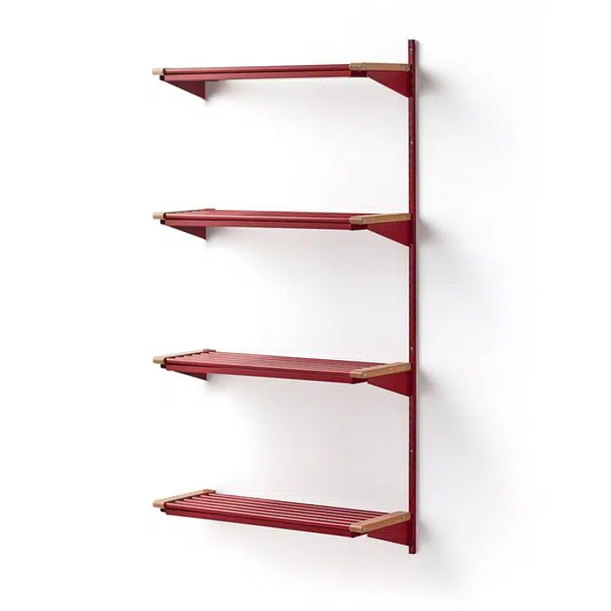 Cloakroom JEPPE with 4 shoe shelves add-on unit 1790x900x310mm