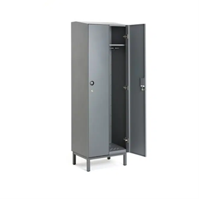 Clothing Locker Create Sign 600mm 2 Sections 2 Doors