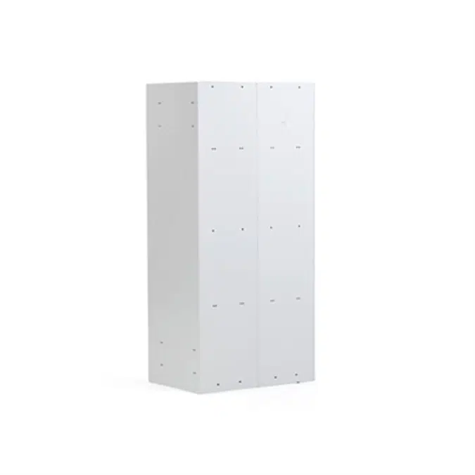 Clothing Locker Classic 400mm Flat Roof 2 Sections