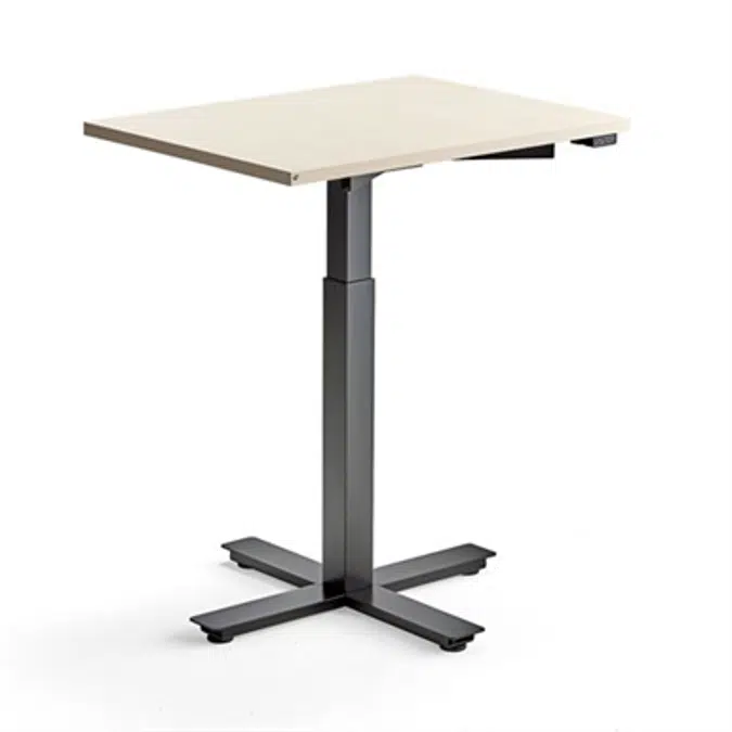 Desk MODULUS 800x600 adjustable legs single column