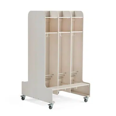 Cloakroom unit EBBA double sided 6 section