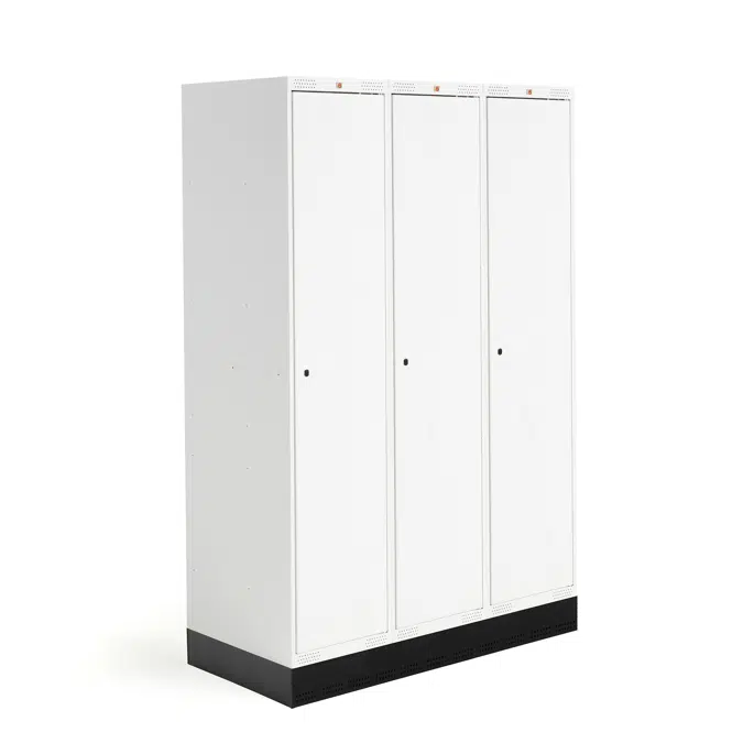 Student locker ROZ, 3 sections 3 doors 1890x1200x550mm