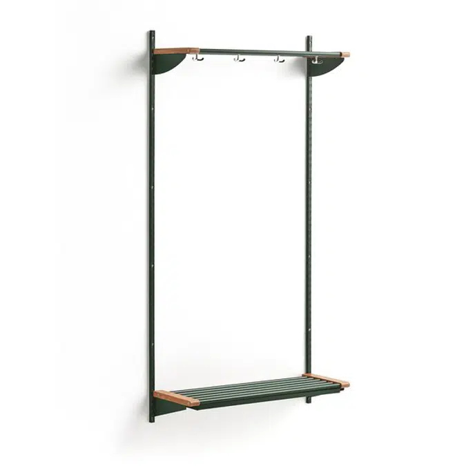 Cloakroom JEPPE with hat shelf 1790x900x310mm