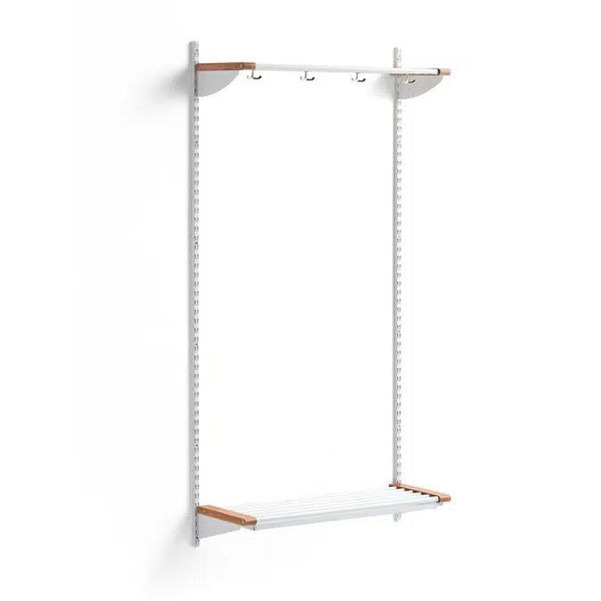 Cloakroom JEPPE with hat shelf 1790x900x310mm