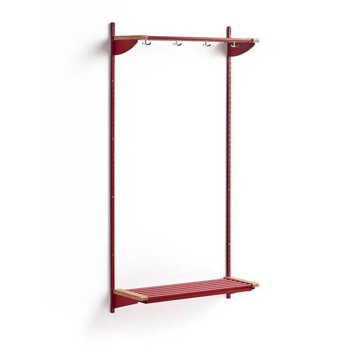 Cloakroom JEPPE with hat shelf 1790x900x310mm