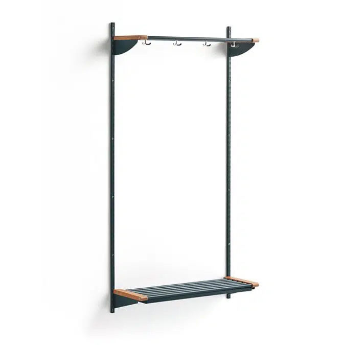 Cloakroom JEPPE with hat shelf 1790x900x310mm