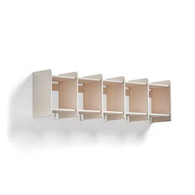 Wall mounted storage EBBA 5 section