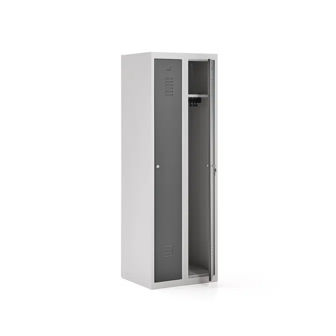 Flatpack locker CLICK 2 door, 1800x600x500