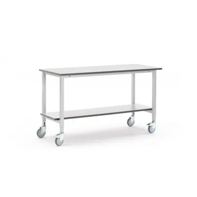 Mobile workbench MOTION with bottom shelf 1500x600mm