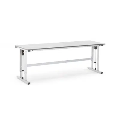 Height adjustable workbench MOTION electric 400kg load,2500x800mm