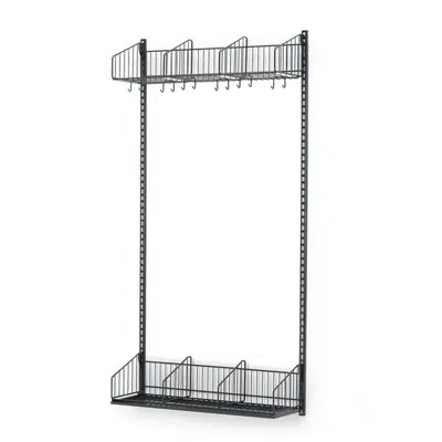 Wall hanging cloakroom unit TRÅD basic unit 900x2000mm