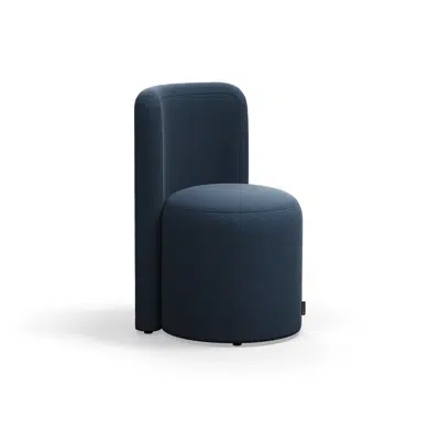 Imagem para Modular sofa VARIETY Pouffe with backrest}