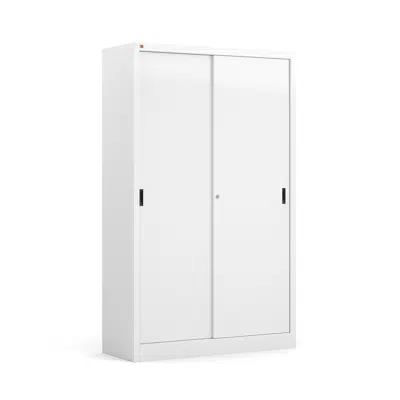 Image for Office cabinet SPACE with sliding doors 1950x1200x450mm
