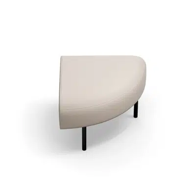 Modular sofa VARIETY rounded corner