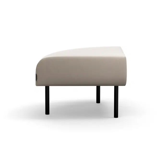 Modular sofa VARIETY rounded corner