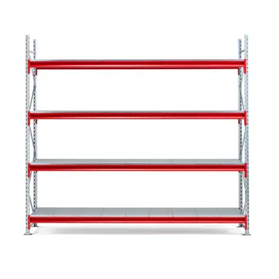 Image pour Widespan shelving TOUGH 2700x2500x600mm Metal shelves