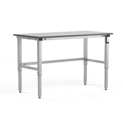 Height adjustable workbench MOTION manual 150kg load,1500x600mm