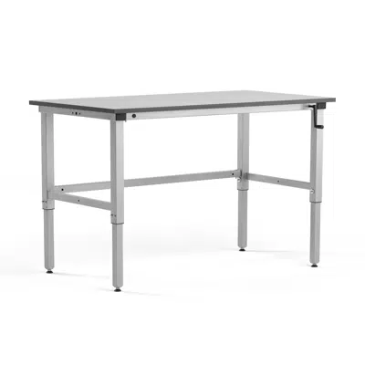 Height adjustable workbench MOTION manual 150kg load,1500x800mm