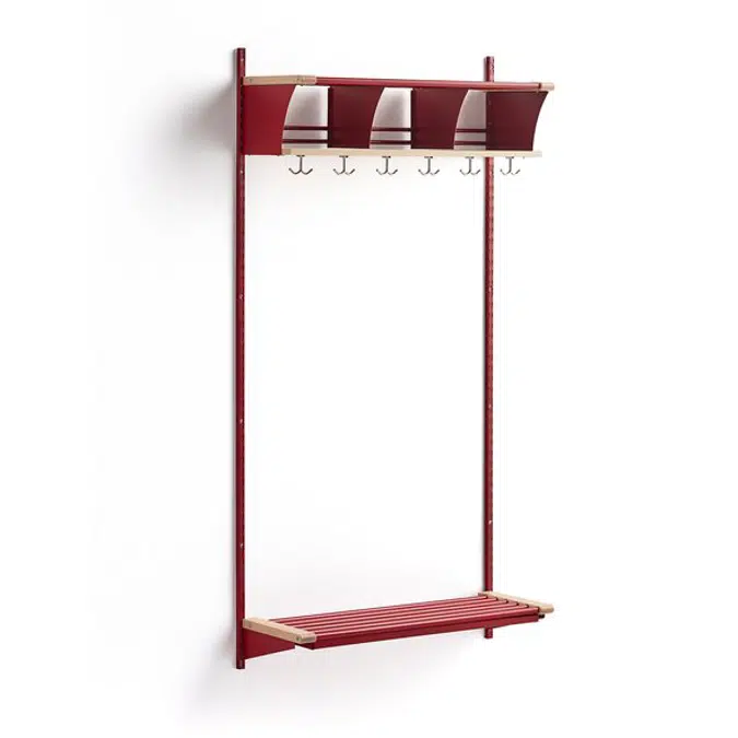 Cloakroom JEPPE with 3 chubbys 1790x900x310mm