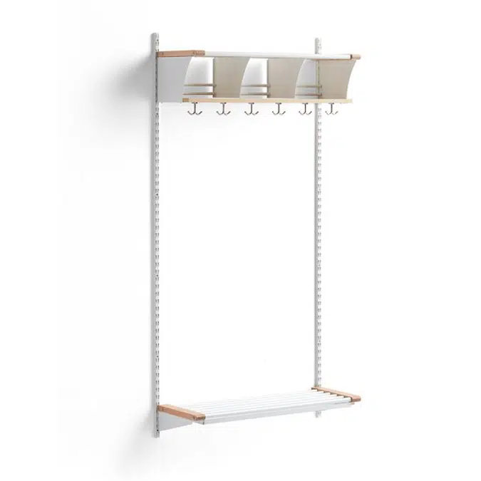 Cloakroom JEPPE with 3 chubbys 1790x900x310mm