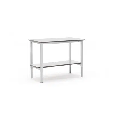 Height adjustable workbench MOTION + bottom shelf manual,1200x600mm