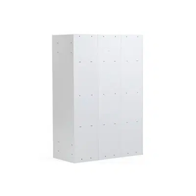 Clothing Locker Classic 400mm Flat Roof 3 Sections